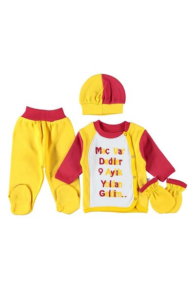 Balgüneş Tekstil Taraftar 4-Piece Pants Suit Red