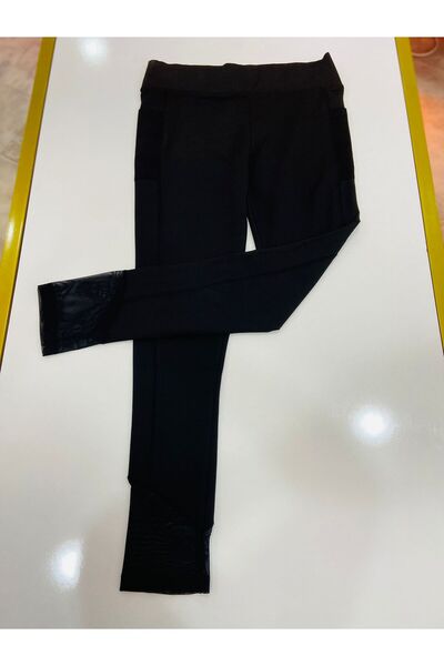 nutika بنطلون ضيق بتفاصيل شبكية على الأرجل والجيب