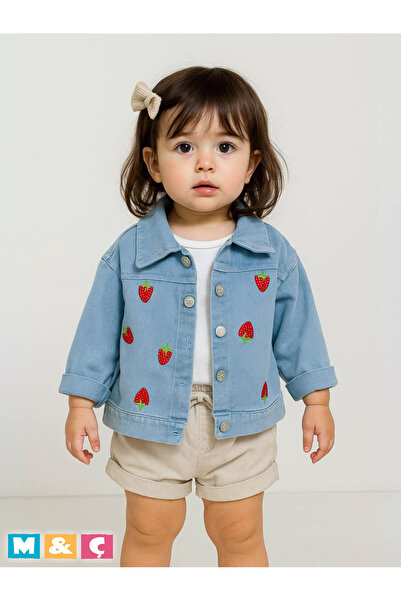 MÇ FAMİLY STORe سترة جينز للأطفال الذكور والإناث سترة جينز للأطفال