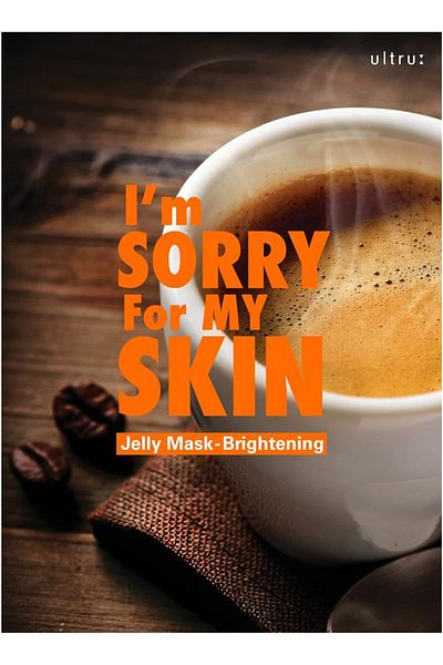 ULTRU I'm Sorry for My Skin, Jelly Mask, Brightening, 33mL/1.1 oz.