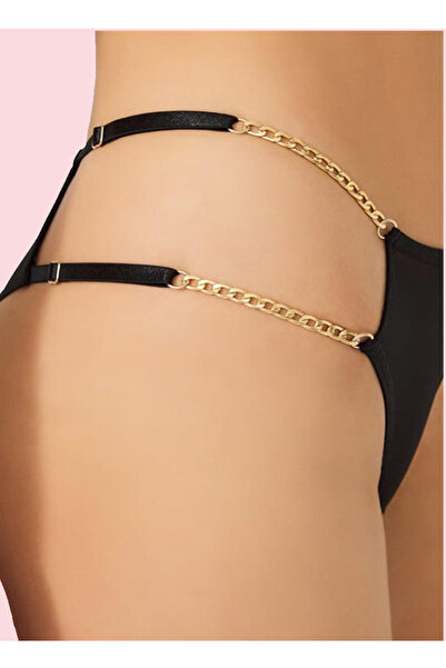 Sempre Amore Tül Zincir Detaylı Brezilya Külot