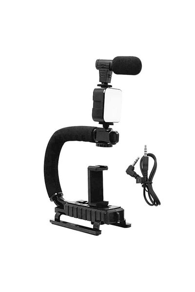 divendi-ro Image stabilizer for phone/camera with remote control and microphone