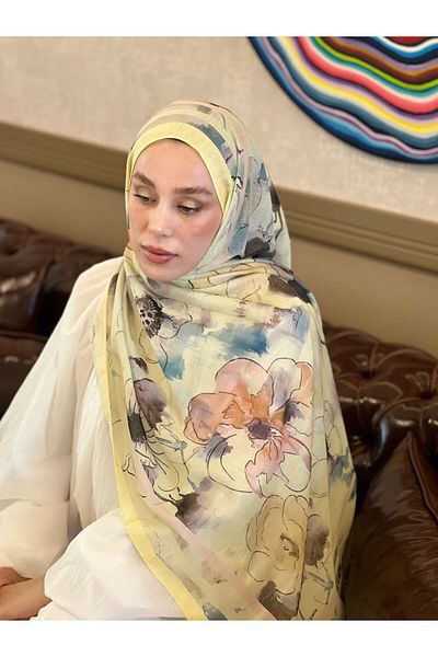 Modakaşmir Pastelia Pattern Lina Shawl
