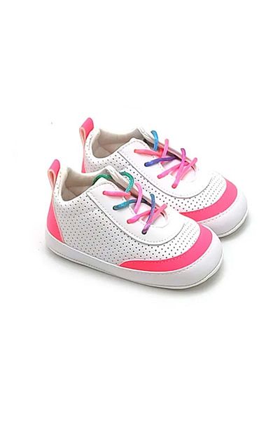 LOVE MAXX Funny 17-18-19 Colorful Sports Booties Shoes Pink