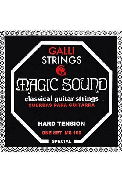 GALLİ Galli Ms-100 Κλασική Κιθάρα Σκληρή Τάση, Galli Strings Wire