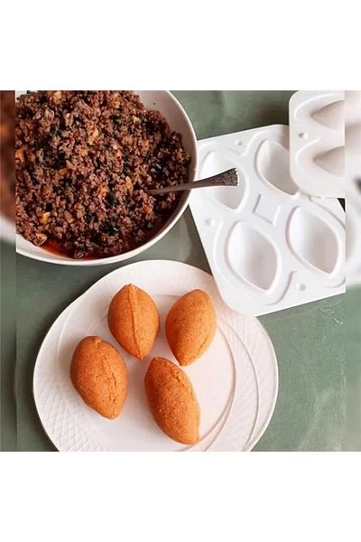 ShopZum Orret home 4-piece stuffed meatball mold, stuffed meatball apparatus, mold for making stuffed meatballs