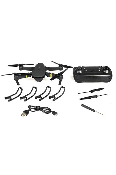 divendi-ro Andowl F16 drone, Wifi HD 2MP 720P wide angle 2MP camera, live view on phone - Black
