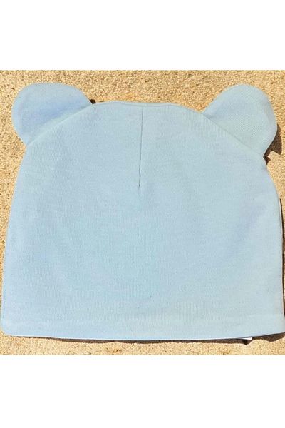 Erceylan Baby Boy Combed Cotton Beanie Blue