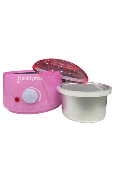 Beauty Star Beauty Star Wax Heater Plastic Single Basin Pink