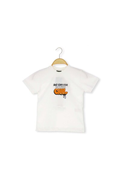 atabay ΠΙΣΩ JUST STAY COOL PRINTED ΑΝΔΡΙΚΟ TSHIRT Ecru