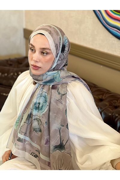 Modakaşmir Pastelia Pattern Lina Shawl