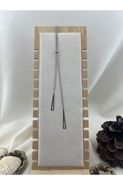 Tudivanyu Aksesuar Triangle Hanging Elevator Pendant - Silver Color