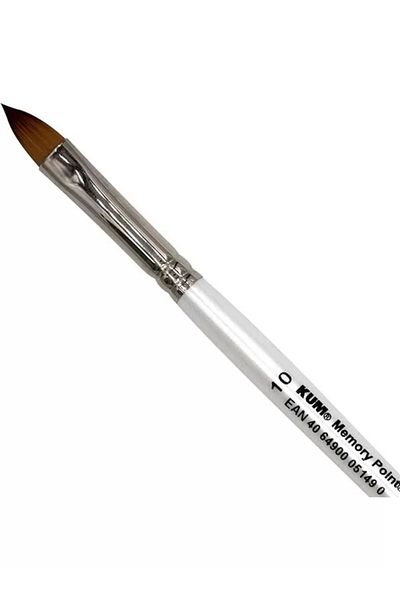 NZM TİCARET Memory Point Synthetic Brush, Cat Tongue, Brush No: 10