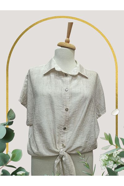 DENİZLİFE Tie waist shirt
