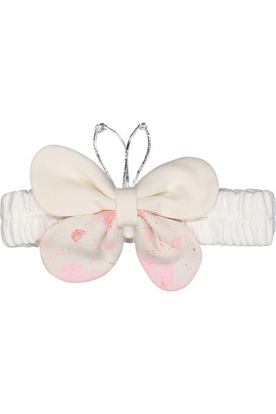 Babexi Combed Butterfly Hair Band Ecru