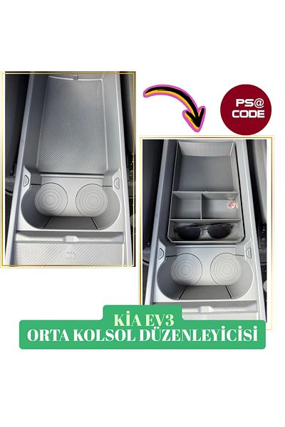 psa code Kia Ev3 Center Console Organizer