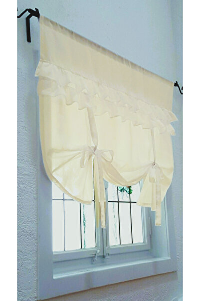 Royalty FIRFIRLI KETEN BEJ TÜL PERDE