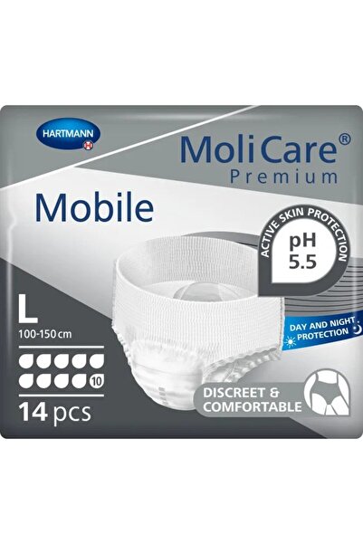 MOLICARE 10 DAMLA KÜLOT BEZ BÜYÜK BOY LARGE 14 LÜ