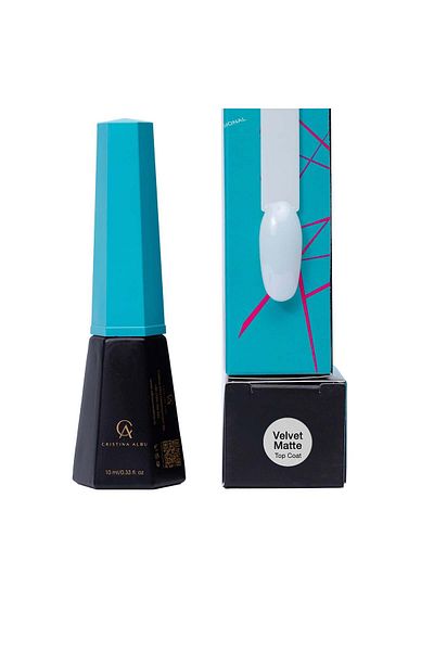 Cristina Albu Brand Velvet Matte Top Coat / Finish 10ml