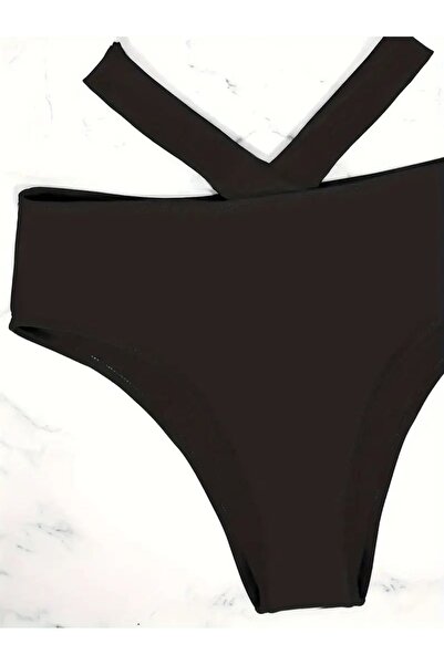 EZRA Σετ μπικίνι ψηλόμεσο με χιαστί λουράκι