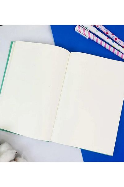 MİNGODAN Designed Daily Elastic Notebook with Figure and Talking Design Unlined Notebooks