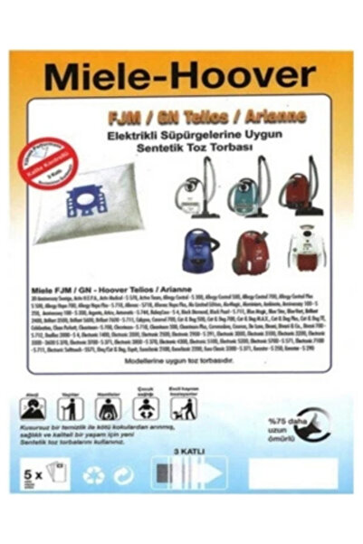 Hoover MİELE-HOOVER FJM/GN TELİOS/ARİANNE SÜPÜRGE TORBASI