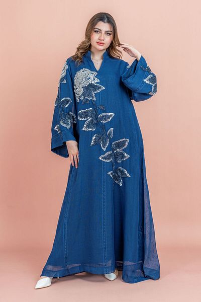 IKKXA Crystal Handwork Modern Jalabiya