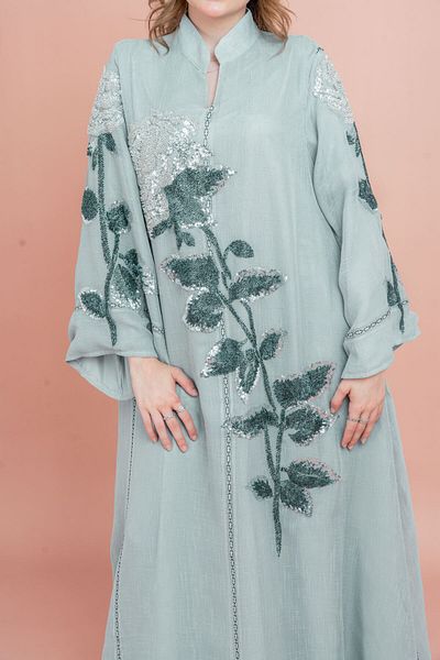 IKKXA Crystal Handwork Modern Jalabiya
