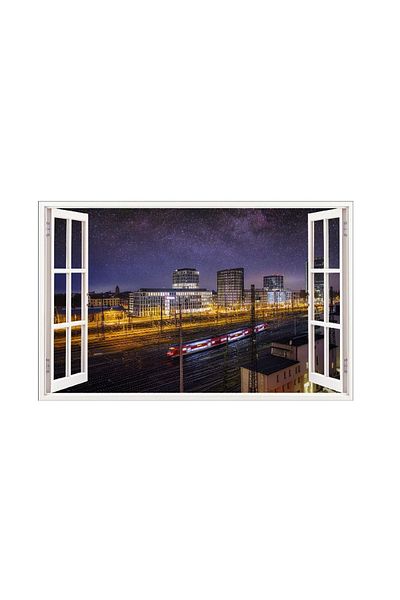 BV Decorative sticker, 3D window, Train, 85 cm, 649STK