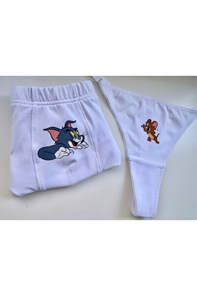 selenesilhouettes Özel baskılı çift kombini(iç çamaşırı)