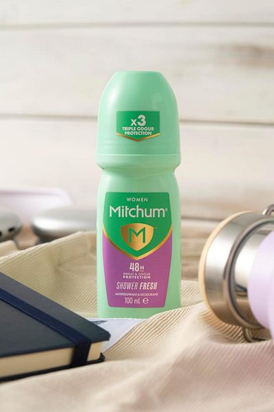 Mitchum Roll-On Antiperspirant Deodorant for Women, 48-Hour Protection, Shower Fresh, 100ml