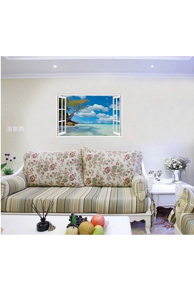 BV Decorative sticker, 3D Window, Large, 85 cm, 677STK