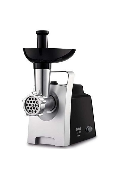 TEFAL Mașină de tocat carne 7 în 1 Ne108831, 1400 W, 1,7 kg/min, funcție inversă, neagră