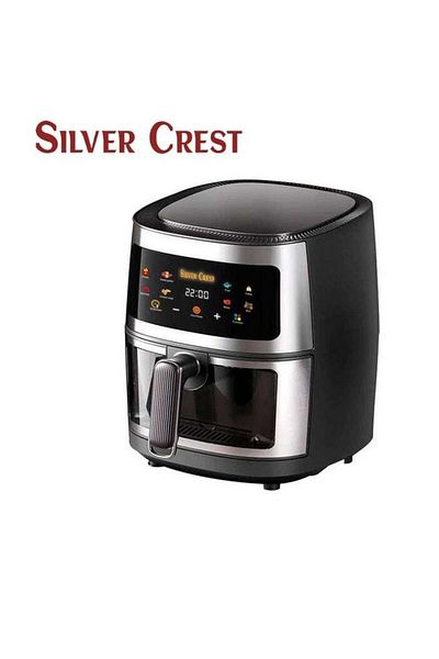 Silver Crest SilverCrest Digital Air Fryer, 10L Capacity, 2400W, Oil-Free Cooking, Black