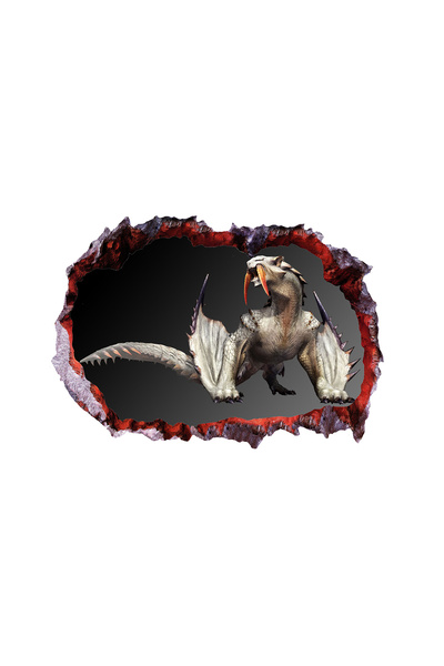 BV Autocolant decorativ cu dinozaur, 85 cm