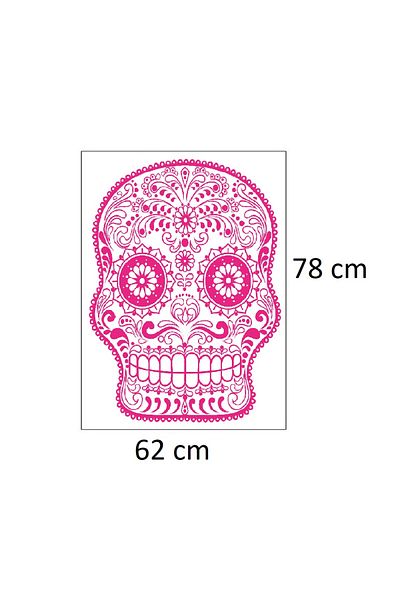 BV Decorative sticker, Skull, 78 cm, 216STK-16