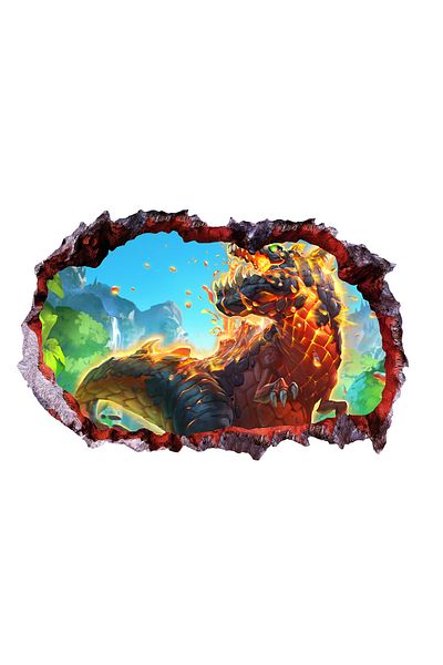BV Decorative sticker with Dinosaurs, 85 cm, 4313ST-1
