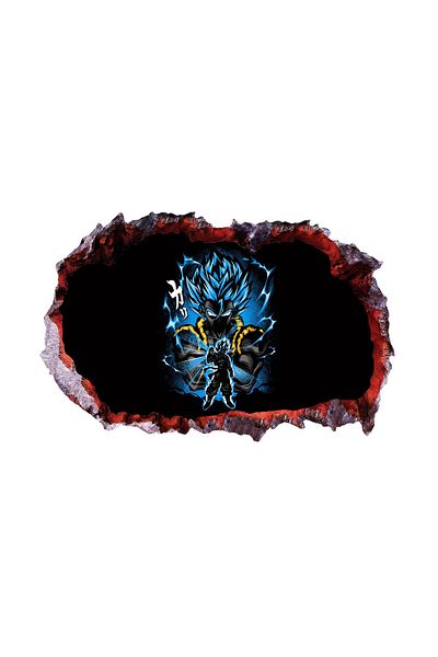 BV Decorative sticker, 3D hole in the wall, Dragon Ball, 85 cm, 1027STK-1