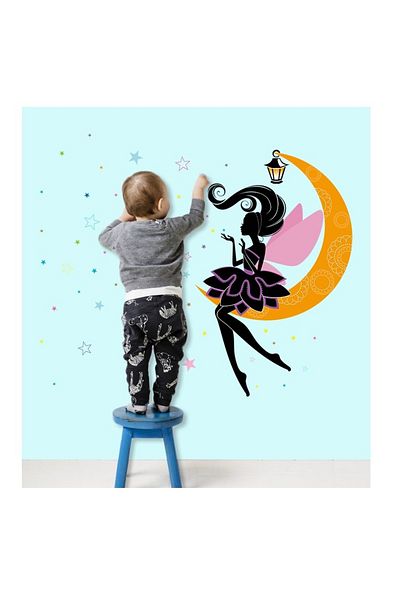 BV Decorative sticker, Princess on the Moon, 122 cm, 707STK