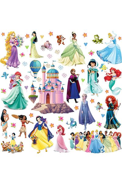 BV Sticker decorativ cu Printese, 70 cm, 1114STK