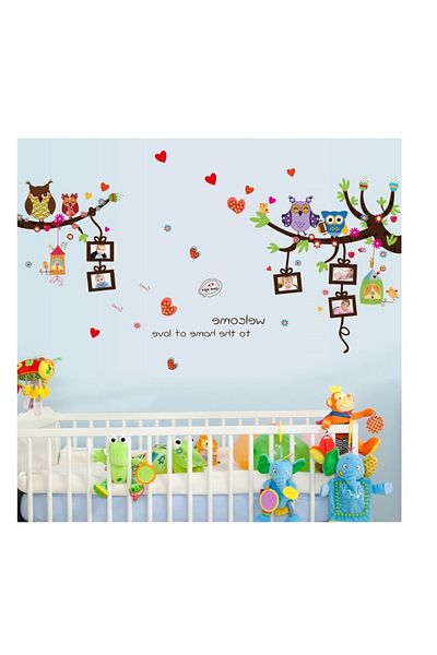 BV Decorative sticker, Owls 150 cm, 745PCS