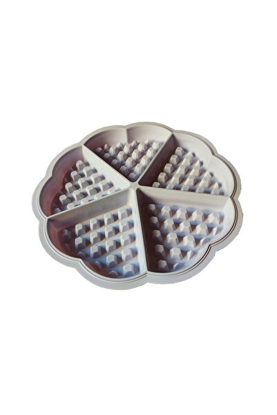 BV Matră de silicon triunghi cu 5 cavități, Pentru Grofe, Mov, 21 cm, 254COF