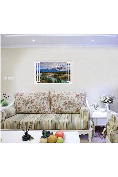 BV Decorative sticker, 3D Window, Jasper National Park, 85 cm, 688STK