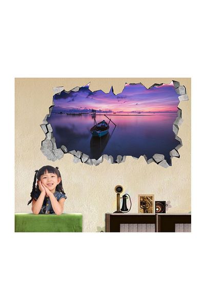 BV Decorative sticker, hole in the wall 3D, Ocean, 85 cm, 179STK-1