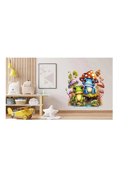 BV Decorative Sticker with Frogs, Multicolor, 60 cm, 1200STK-2