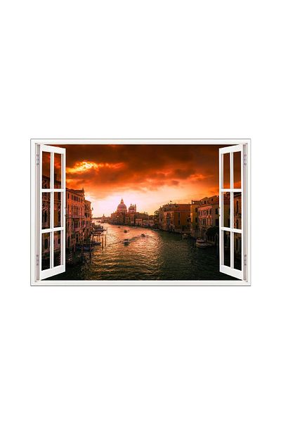 BV Decorative sticker, 3D Window, Vienna, 85 cm, 567STK