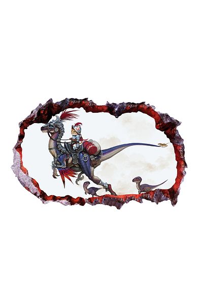 BV Decorative sticker with Dinosaurs, 85 cm, 4260ST-1