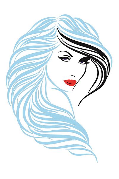 BV Decorative sticker, Woman, 80 cm, 215STK-7