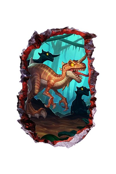 BV Decorative sticker with Dinosaurs, 85 cm, 4211ST-1