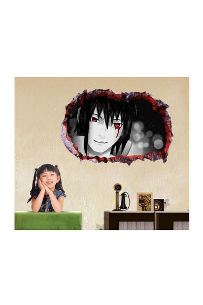 BV Decorative sticker, 3D hole in the wall, Naruto, 85 cm, 1030STK